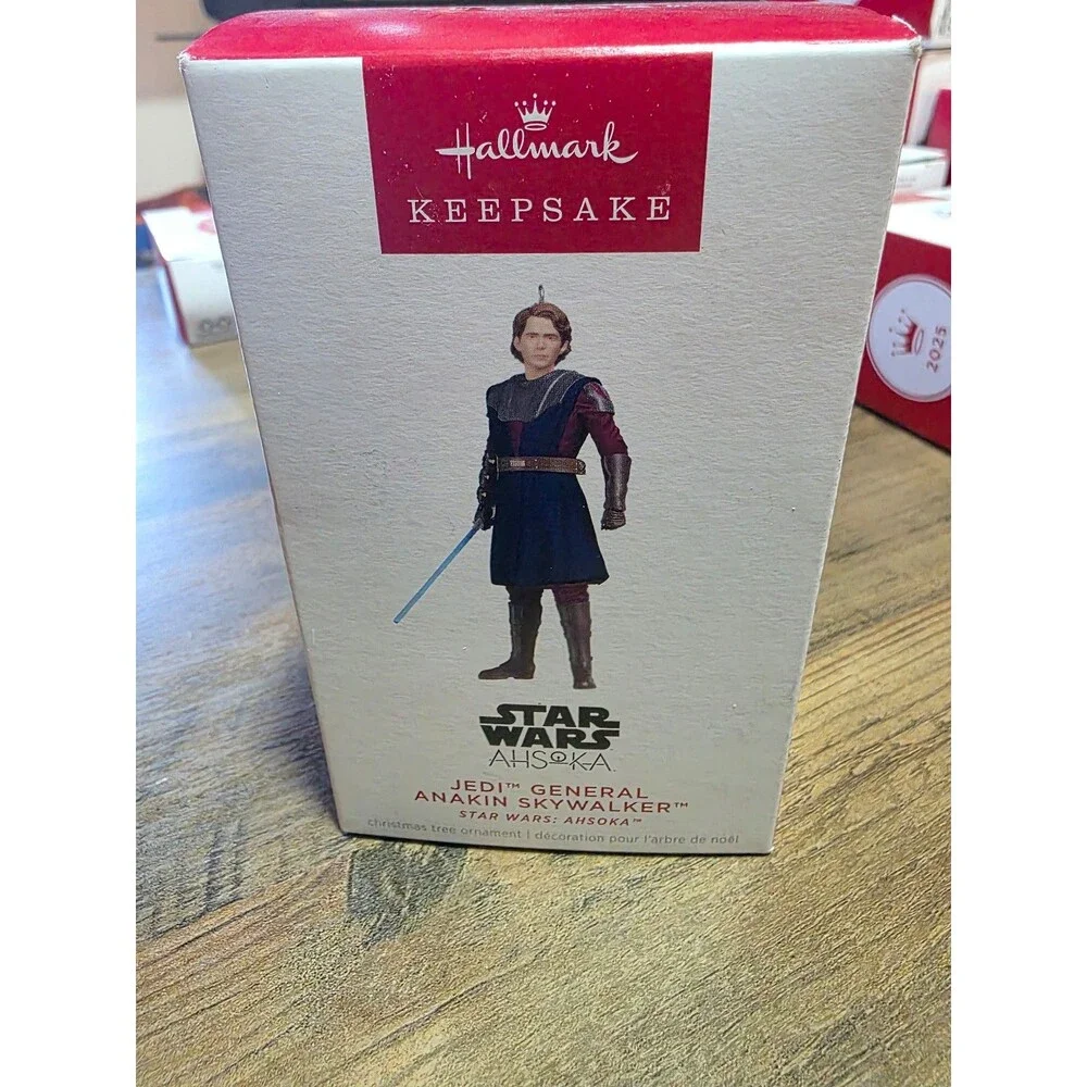 2025 Hallmark Keepsake Star Wars Ahsoka Jedi General Anakin Skywalker Ornament